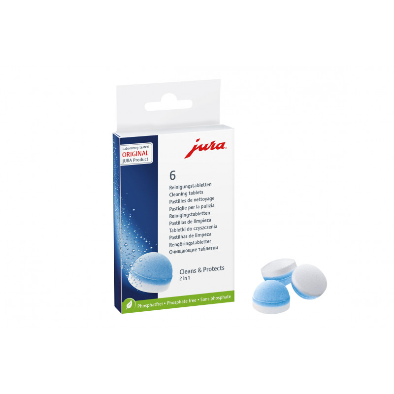 Таблетки JURA для 2-фазовой очистки (уп. 6шт) (62715)